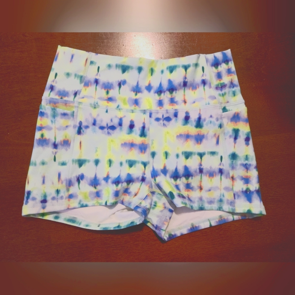 Fabletics Tie Dye Bike Short Shorties